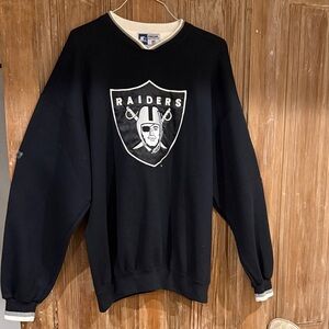 STARTER Black Raiders Crewneck Sweater